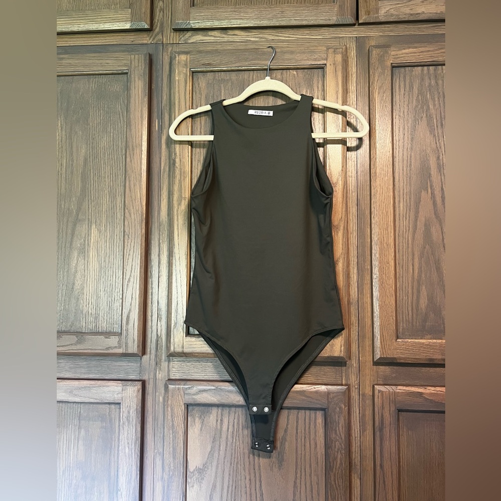 ReoRia Olive Green Bodysuit